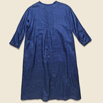French Cloth Linen Pintuck O'Keefe Dress - Indigo - Kapital - STAG Provisions - W - Onepiece - Dress