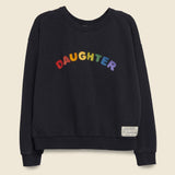 DAUGHTER Sweatshirt - Black/Rainbow - Fort Lonesome - STAG Provisions - W - Tops - L/S Fleece