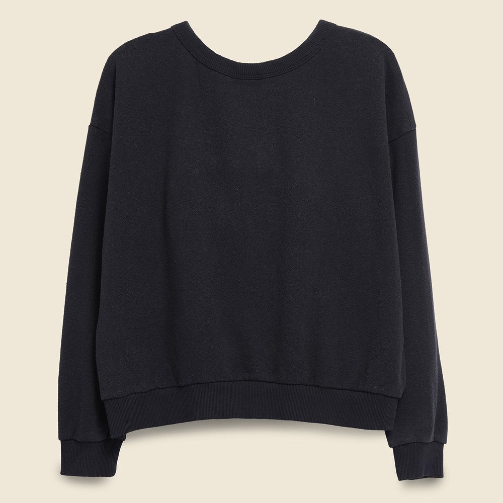 DAUGHTER Sweatshirt - Black/Blue - Fort Lonesome - STAG Provisions - W - Tops - L/S Fleece