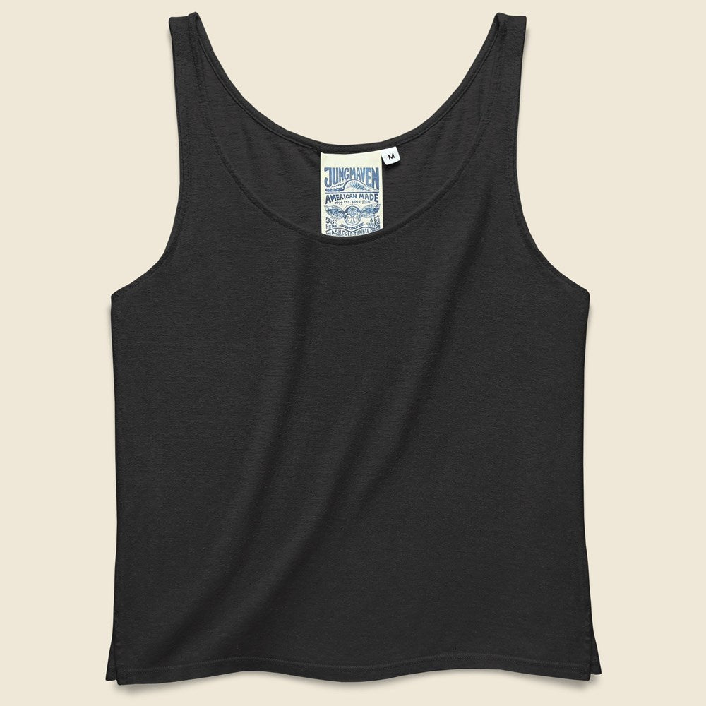 Cropped Tank - Black - Jungmaven - STAG Provisions - W - Tops - Sleeveless