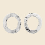 Open Circle Stud Earrings - Sterling Silver - 8.6.4 Design - STAG Provisions - W - Accessories - Earrings