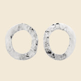 Open Circle Stud Earrings - Sterling Silver - 8.6.4 Design - STAG Provisions - W - Accessories - Earrings