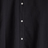 Oversized Overlay Gauze Shirt - Black - Atelier Delphine - STAG Provisions - W - Tops - L/S Woven
