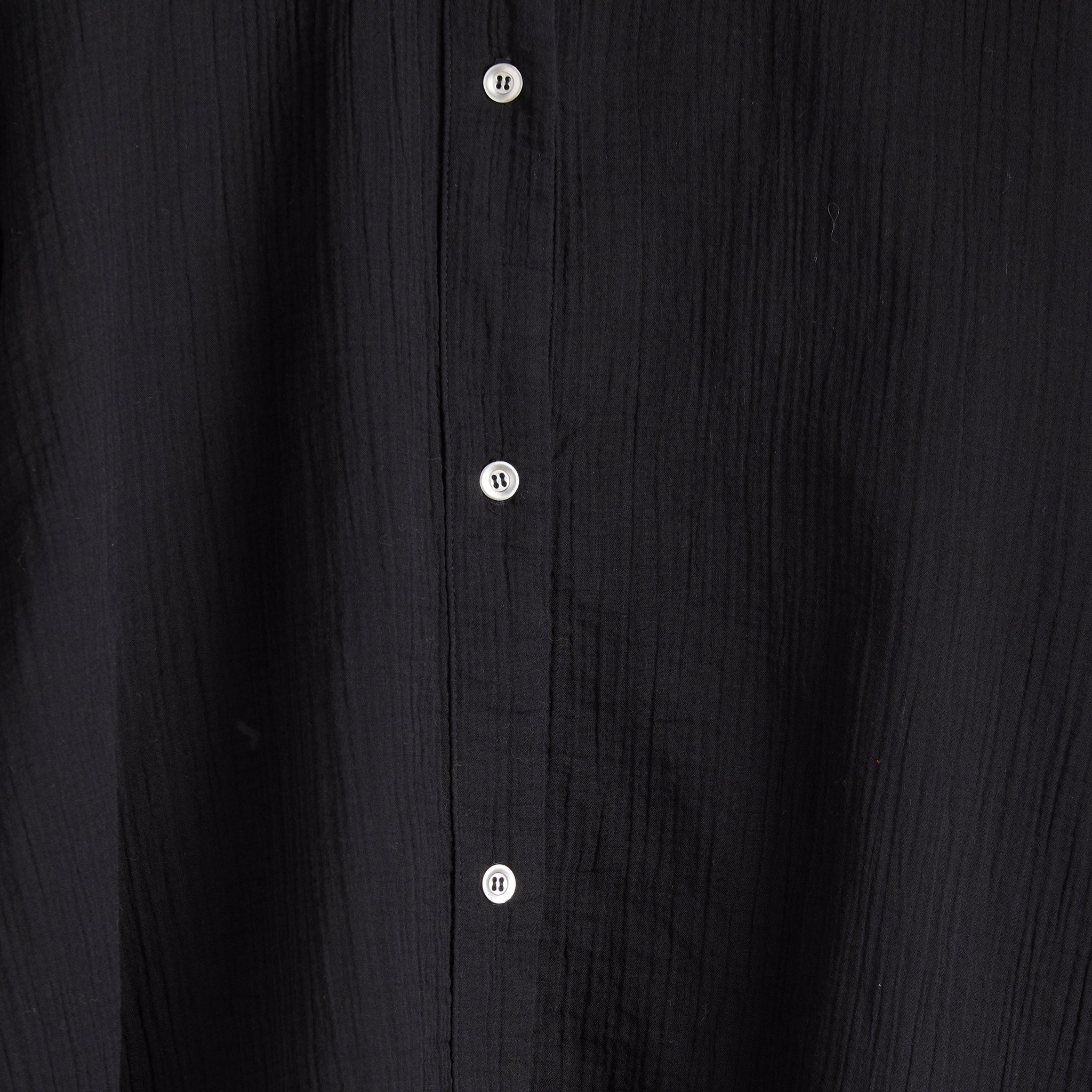 Oversized Overlay Gauze Shirt - Black - Atelier Delphine - STAG Provisions - W - Tops - L/S Woven