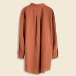 Oversized Overlay Gauze Shirt - Brick - Atelier Delphine - STAG Provisions - W - Tops - L/S Woven
