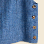 Boxed Crop Top - Denim Blue - Amente - STAG Provisions - W - Tops - Sleeveless