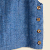 Boxed Crop Top - Denim Blue - Amente - STAG Provisions - W - Tops - Sleeveless