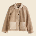 Sherpa Fleece Jacket - Natural - Alex Mill - STAG Provisions - W - Outerwear - Coat/Jacket