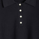 Alice Polo Sweater - Black - Alex Mill - STAG Provisions - W - Tops - Sweater