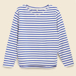 Lakeside Stripe Tee - Natural/Blue - Alex Mill - STAG Provisions - W - Tops - L/S Knit