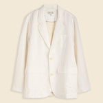 Meggie Blazer in Twill - Ecru - Alex Mill - STAG Provisions - W - Outerwear - Coat/Jacket