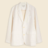 Meggie Blazer in Twill - Ecru - Alex Mill - STAG Provisions - W - Outerwear - Coat/Jacket