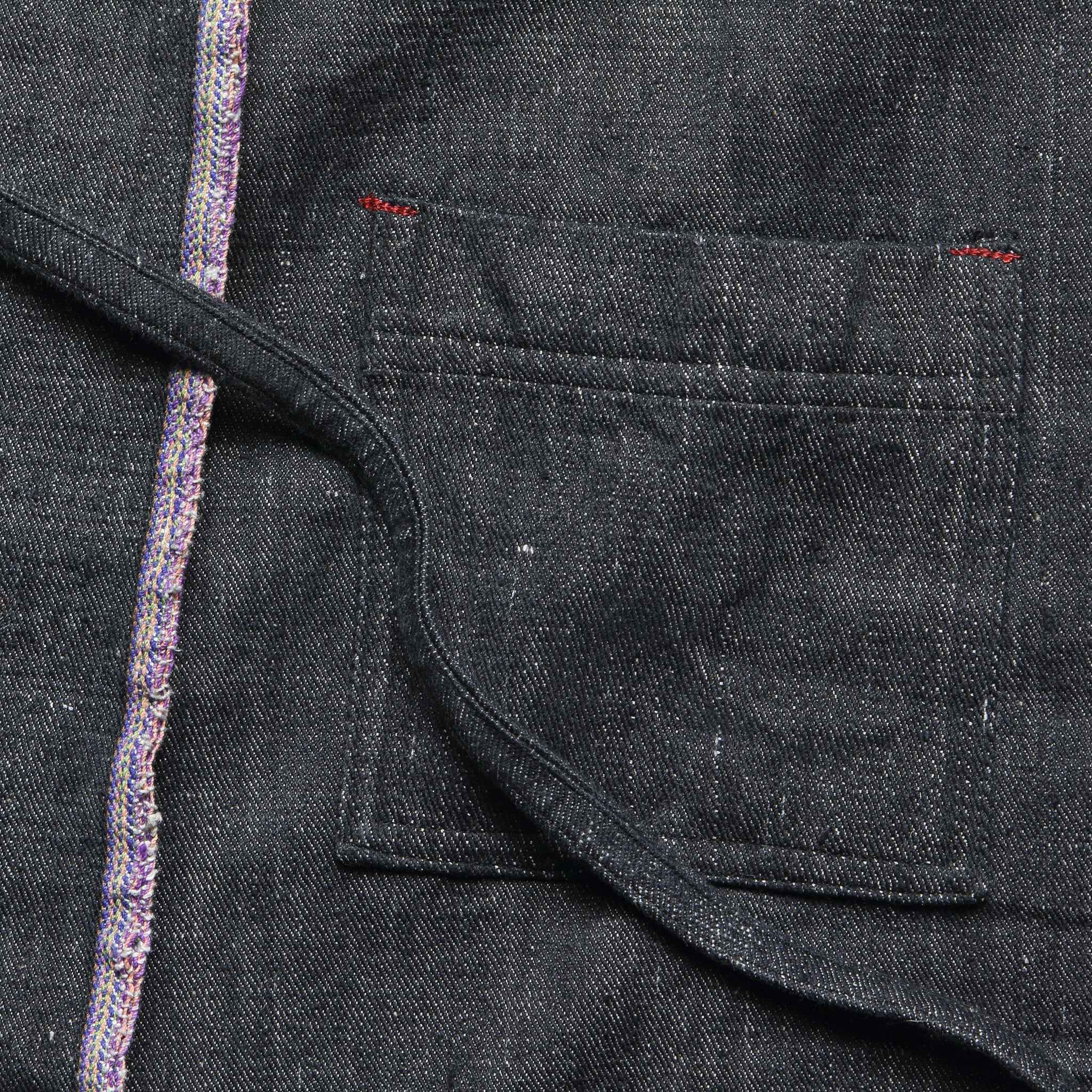 Selvedge Denim Wrap Skirt - Black - Auntie Oti - STAG Provisions - W - Onepiece - Skirt