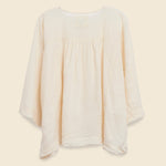 Gathered Blouse - Natural - Auntie Oti - STAG Provisions - W - Tops - L/S Woven
