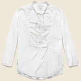 Tuxedo Shirt - White - Auntie Oti - STAG Provisions - W - Tops - L/S Woven