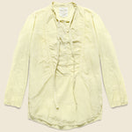 Tuxedo Shirt - Fog - Auntie Oti - STAG Provisions - W - Tops - L/S Woven