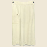 Selvedge Denim Wrap Skirt - Natural - Auntie Oti - STAG Provisions - W - Onepiece - Skirt