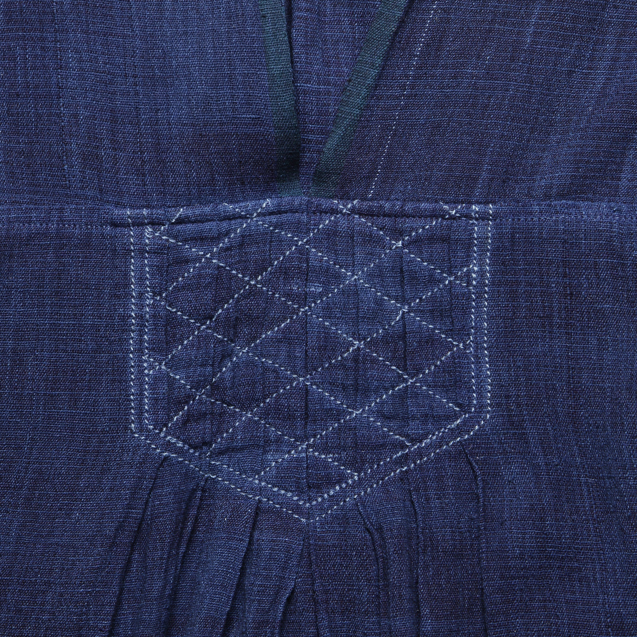 V-Neck Top - Indigo - Auntie Oti - STAG Provisions - W - Tops - L/S Woven