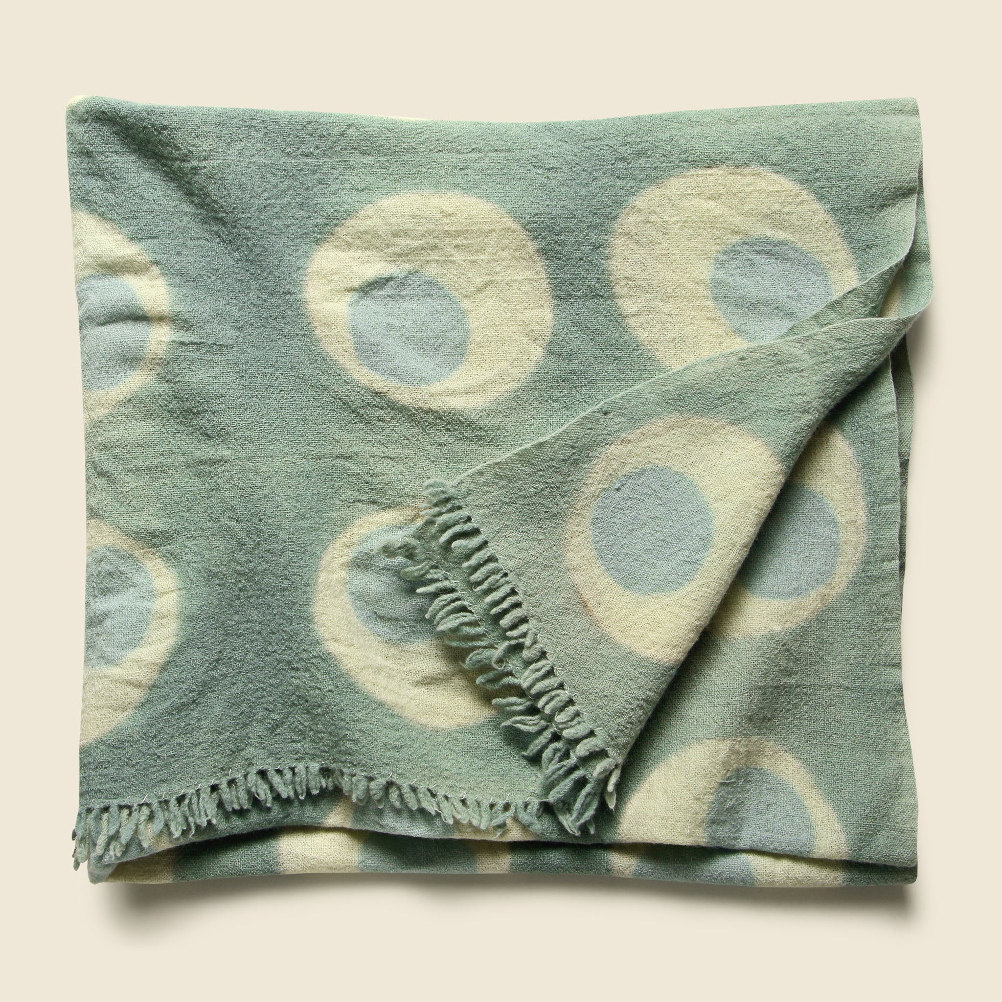 Polka Dot Throw Blanket - Dusty Blue - Auntie Oti - STAG Provisions - W - Home - Blanket