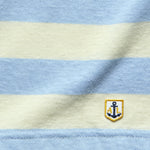 Boxy Cotton/Linen Tee - Natural/Light Blue - Armor Lux - STAG Provisions - W - Tops - S/S Tee