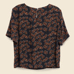 Leona Shirt - Black Branch Print - Bridge & Burn - STAG Provisions - W - Tops - S/S Woven