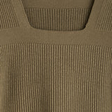 SOLO Mil Sweater Vest - Olive - BEAMS BOY - STAG Provisions - W - Tops - Sleeveless