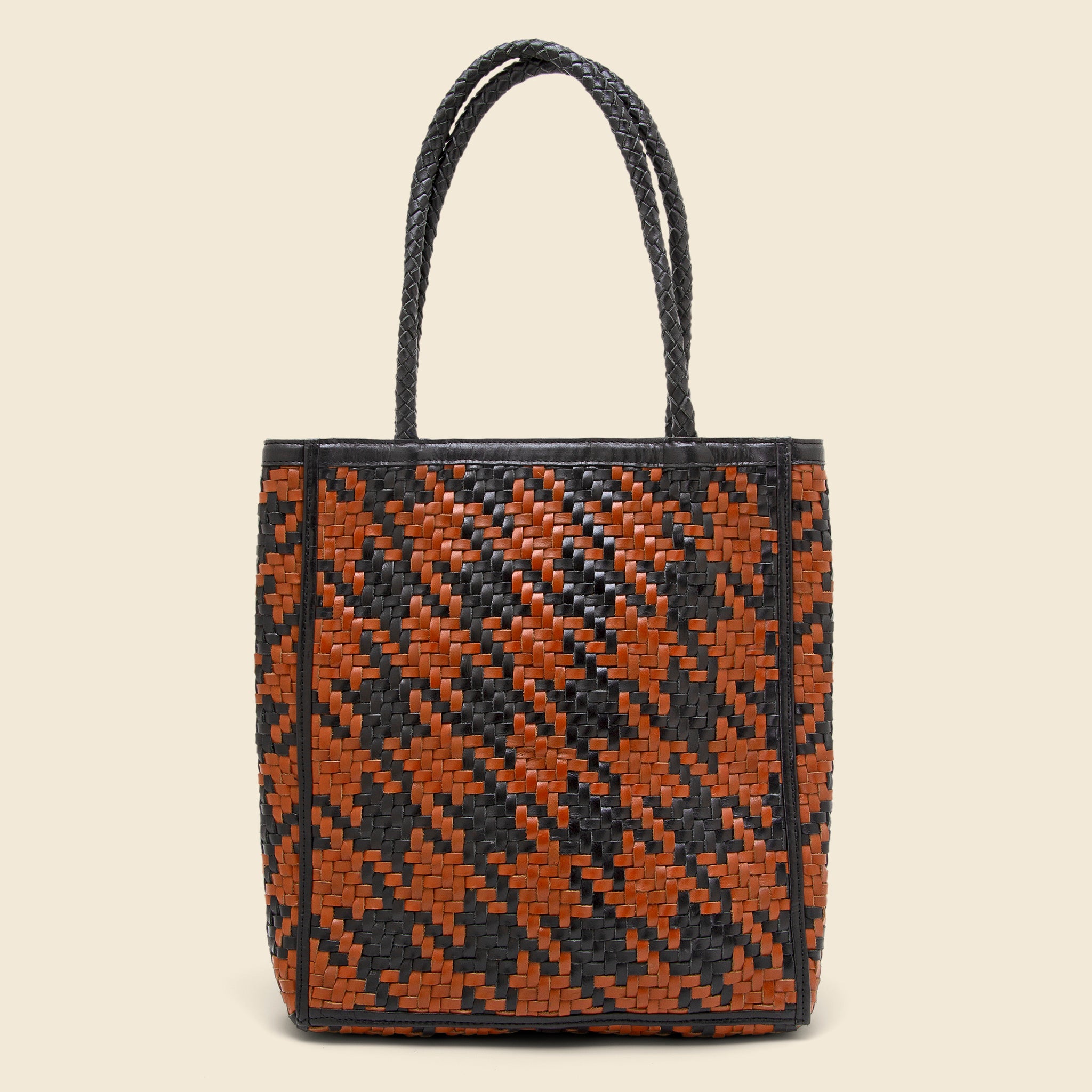 Le Tote - Black/Brown Houndstooth - Bembien - STAG Provisions - W - Accessories - Bag
