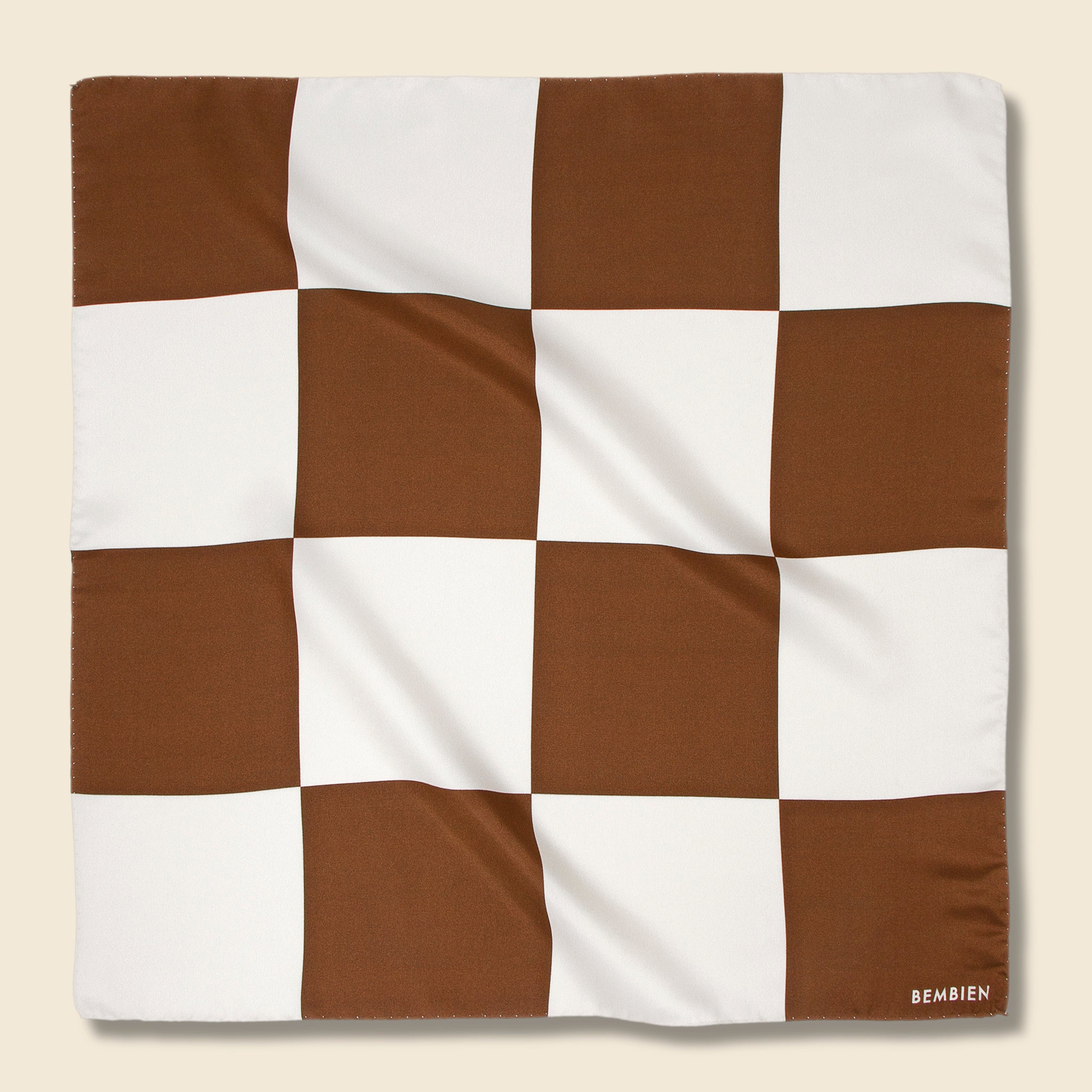 Gami Checker Scarf - Bronze - Bembien - STAG Provisions - W - Accessories - Scarf
