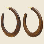 Clara Hoop - Walnut - Bembien - STAG Provisions - W - Accessories - Earrings