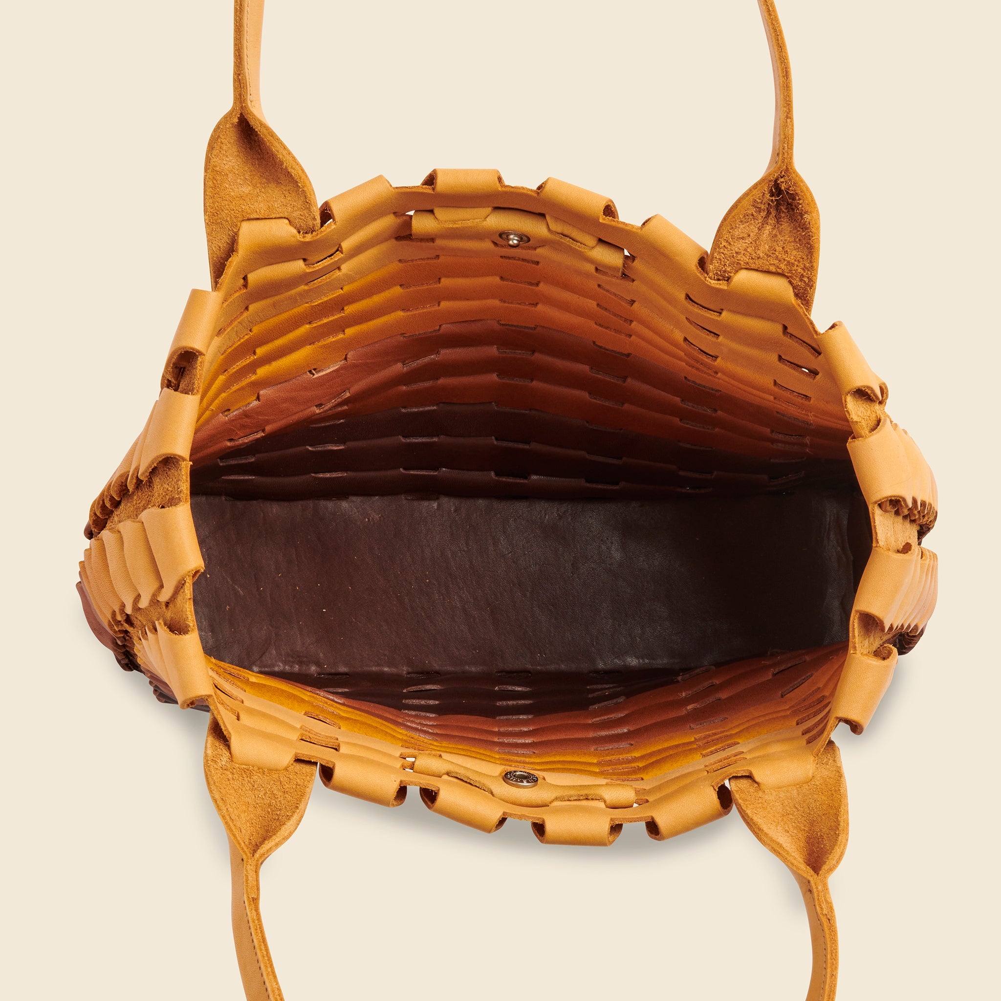 Gradient Basket Bag - Tobacco - Nimes - STAG Provisions - W - Accessories - Bag