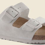 Arizona Soft Footbed - Antique White Suede - Birkenstock - STAG Provisions - W - Shoes - Sandals