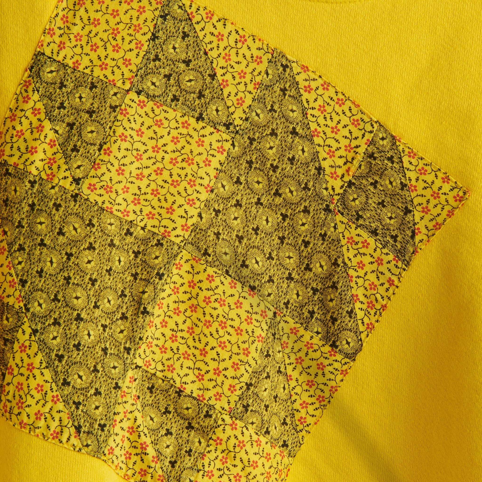 Patchwork Crew Sweatshirt - Yellow Overdye - Carleen - STAG Provisions - W - Tops - L/S Fleece