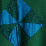 Patchwork Crew Sweatshirt - Green Overdye - Carleen - STAG Provisions - W - Tops - L/S Fleece