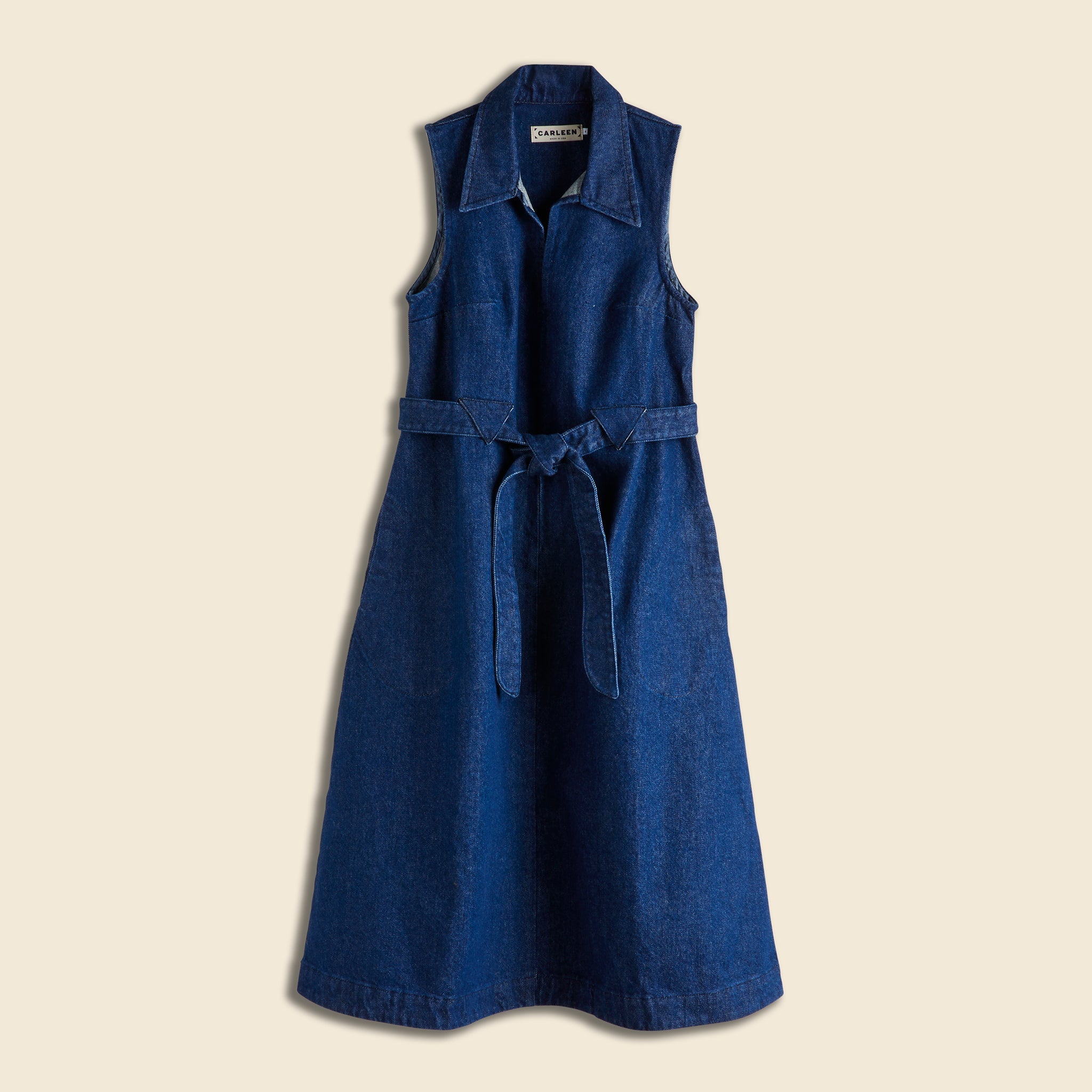 Triangle Loop Dress - Dark Rinse Denim - Carleen - STAG Provisions - W - Onepiece - Dress