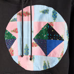 Patchwork Hoodie - Black - Carleen - STAG Provisions - W - Tops - L/S Fleece