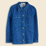 Triangle Pocket Jacket - Western Denim - Carleen - STAG Provisions - W - Outerwear - Coat/Jacket