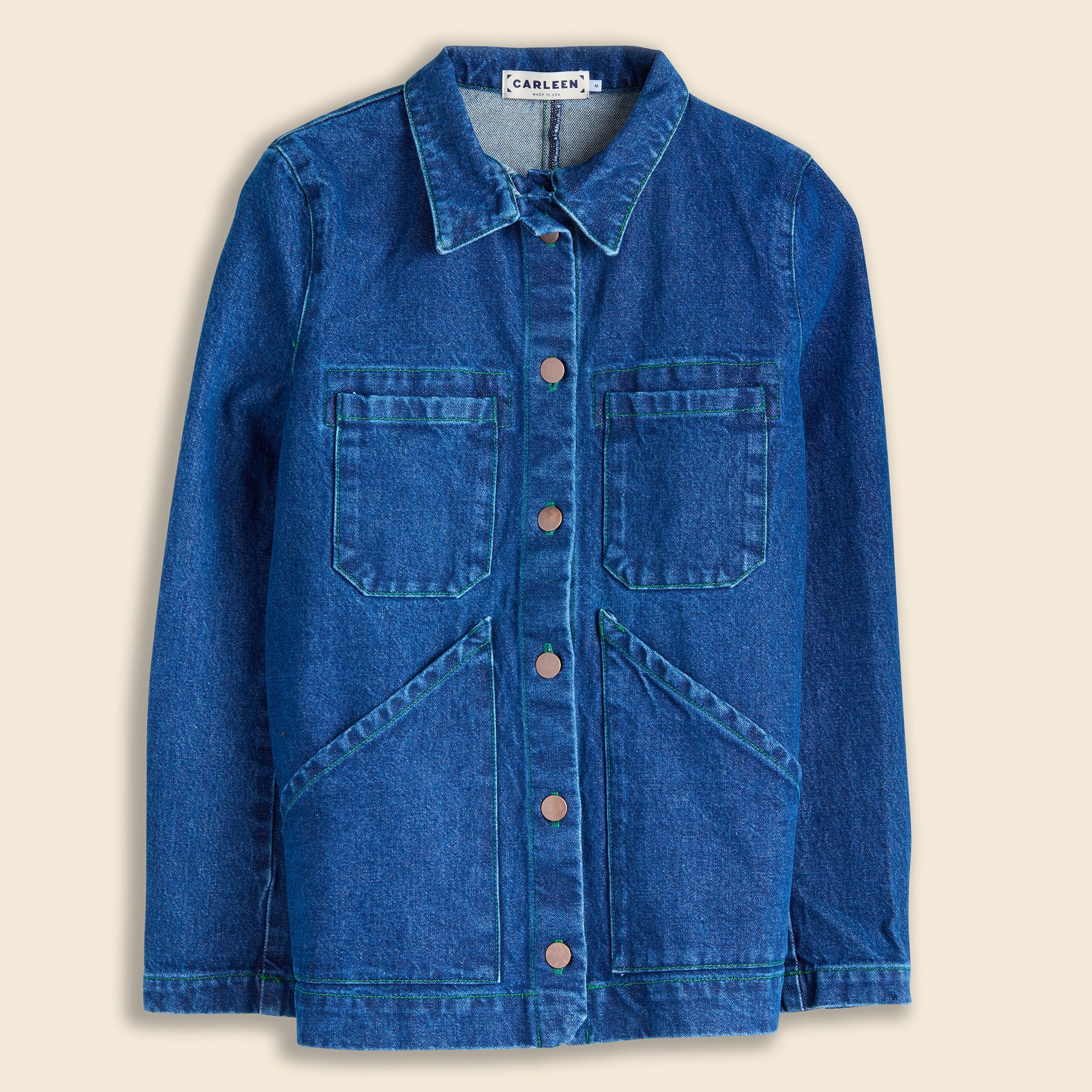 Triangle Pocket Jacket - Western Denim - Carleen - STAG Provisions - W - Outerwear - Coat/Jacket