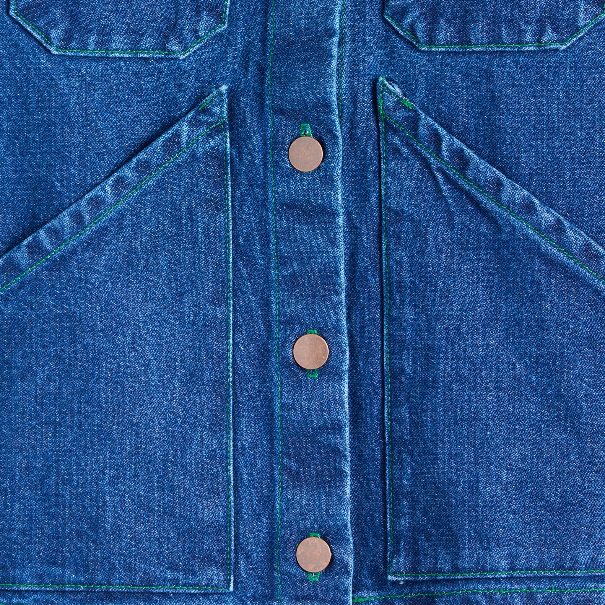 Triangle Pocket Jacket - Western Denim - Carleen - STAG Provisions - W - Outerwear - Coat/Jacket