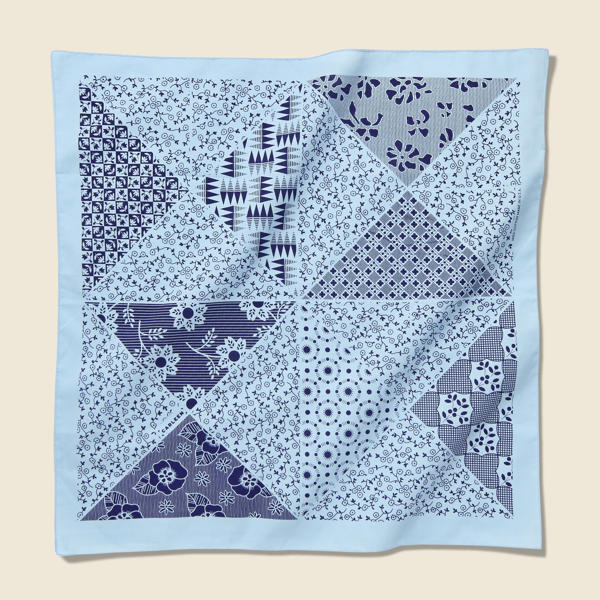 Yankee Bandana - Sky/Navy - Carleen - STAG Provisions - W - Accessories - Scarf
