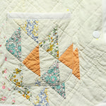 Quilt Vest - Natural/Peach/Light Blue - Carleen - STAG Provisions - W - Outerwear - Vest