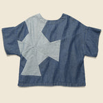 Web Denim Shirt - Blue Two-Tone - Carleen - STAG Provisions - W - Tops - S/S Woven