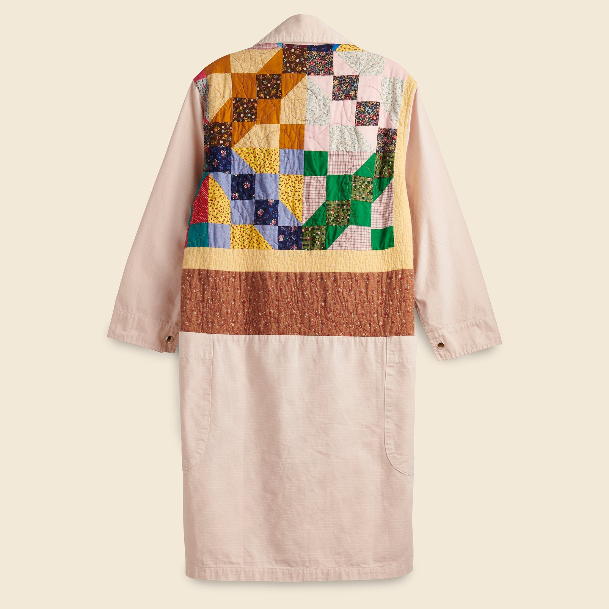 Quilt Back Harris Duster - Pink - Carleen - STAG Provisions - W - Outerwear - Coat/Jacket
