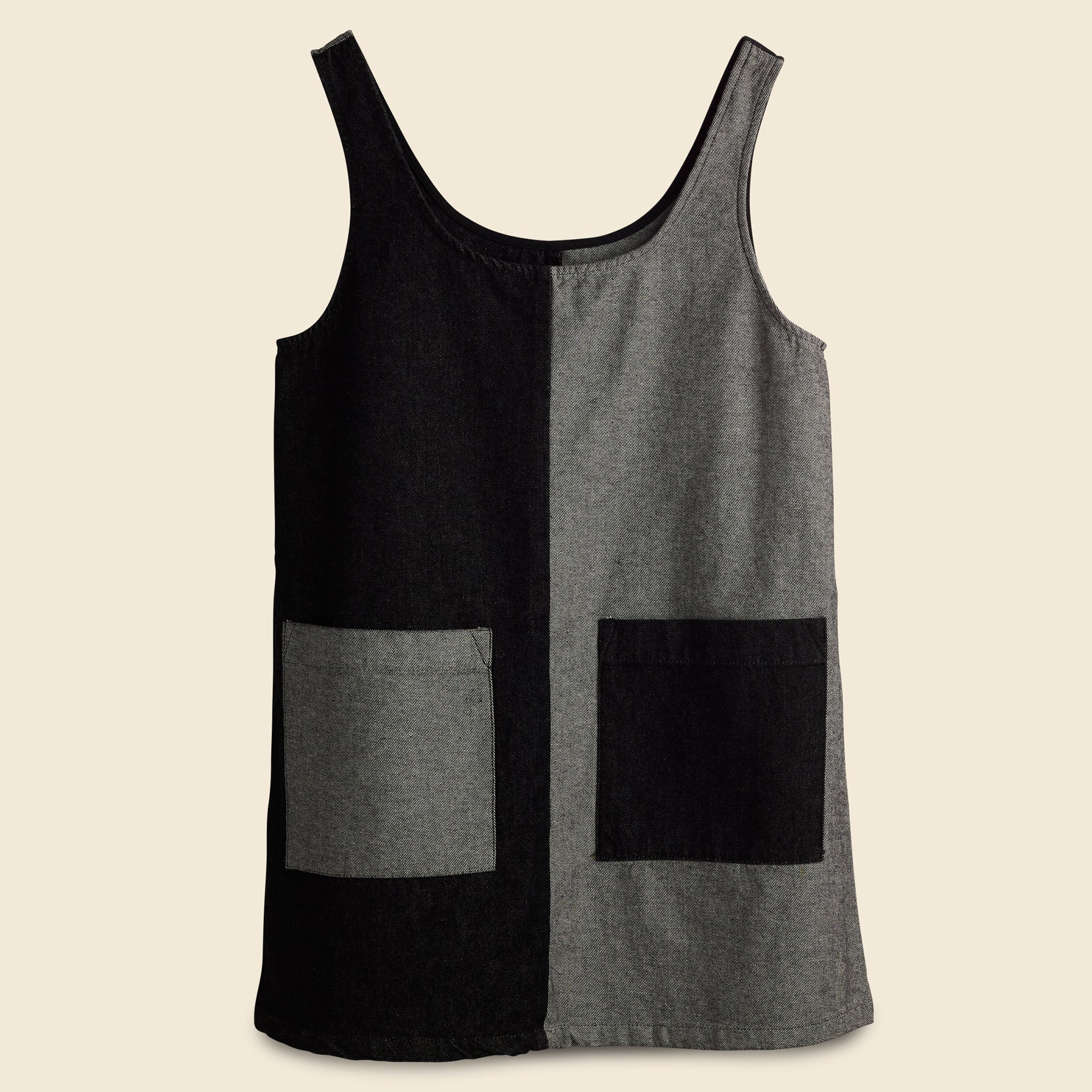 Half-Tone Mini Dress - Black Sand - Carleen - STAG Provisions - W - Onepiece - Dress