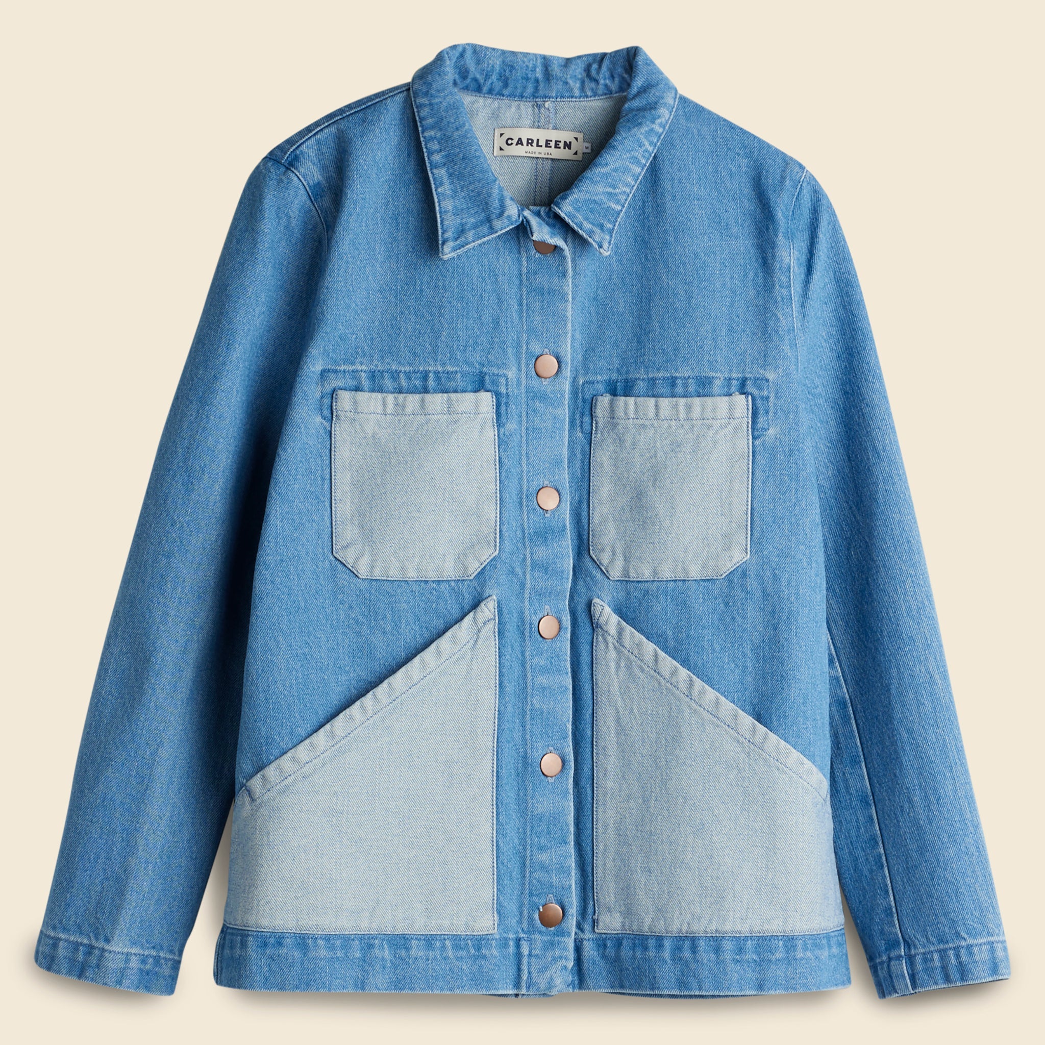Triangle Pocket Jacket - Big Sky Two Tone - Carleen - STAG Provisions - W - Outerwear - Coat/Jacket