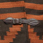 Wool Blanket Poncho - Chocolate/Rust - Chamula - STAG Provisions - W - Tops - Poncho