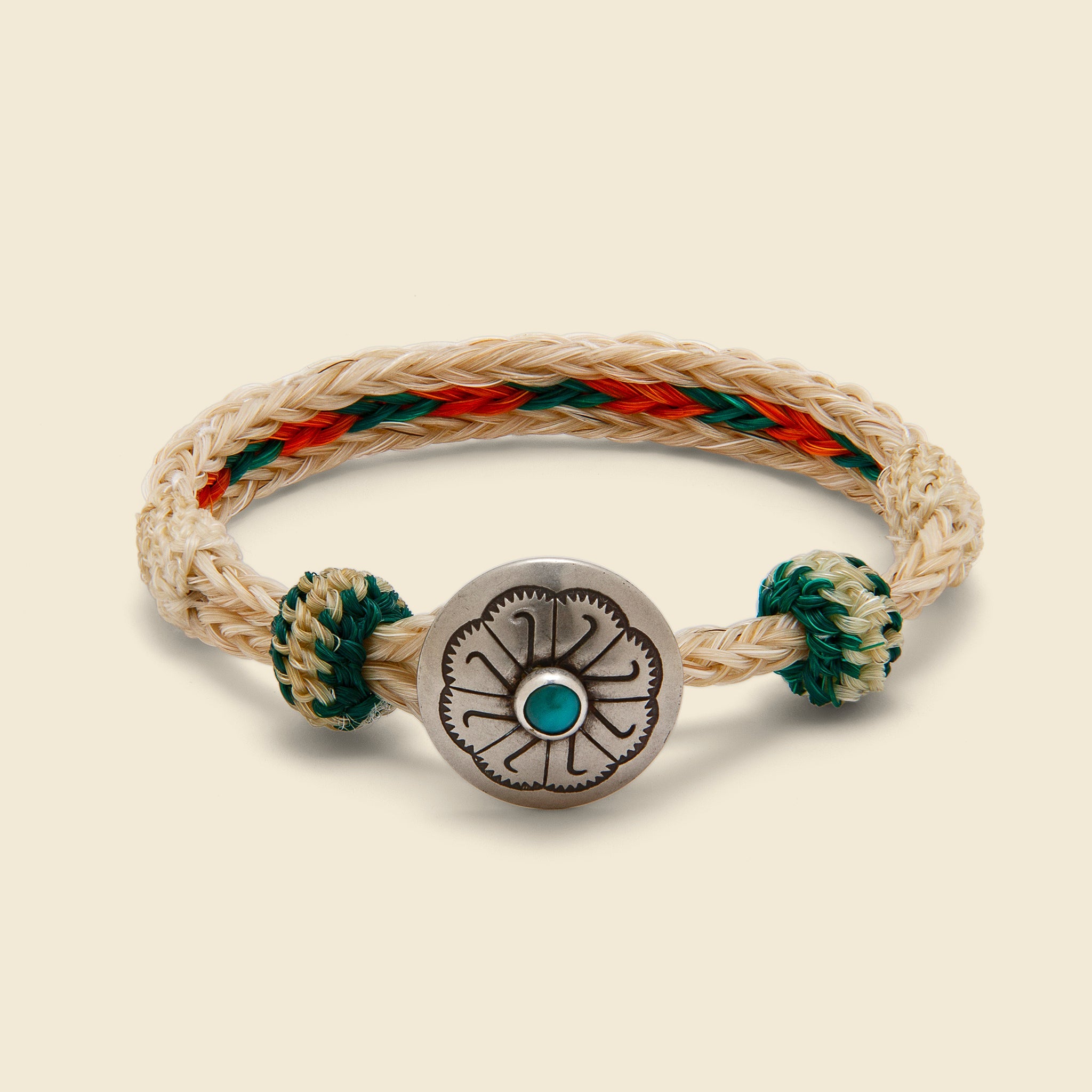 Turquoise Concho Bracelet - Natural - Chamula - STAG Provisions - W - Accessories - Bracelet/Cuff