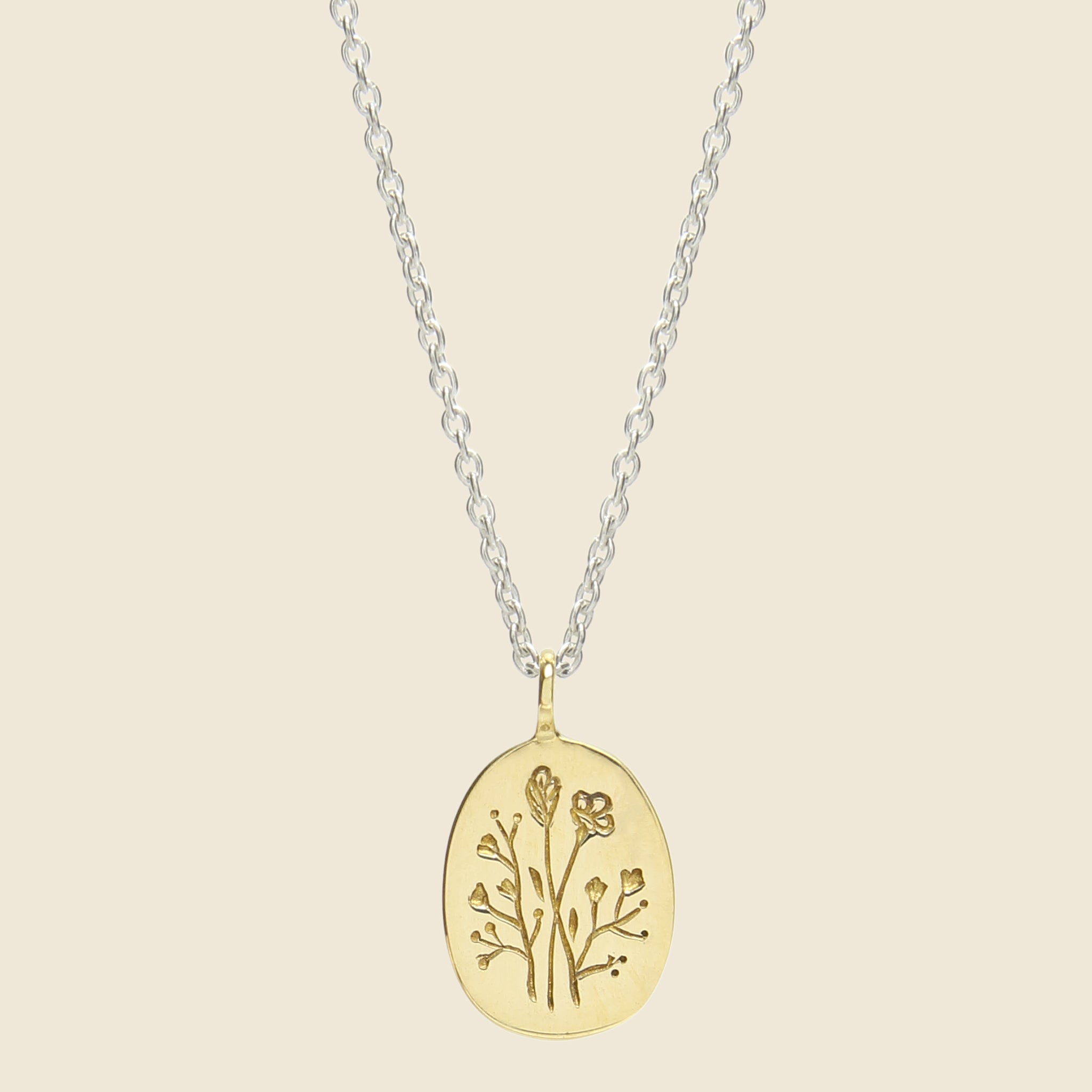 Wildflower Necklace - Brass - Claus - STAG Provisions - W - Accessories - Necklace