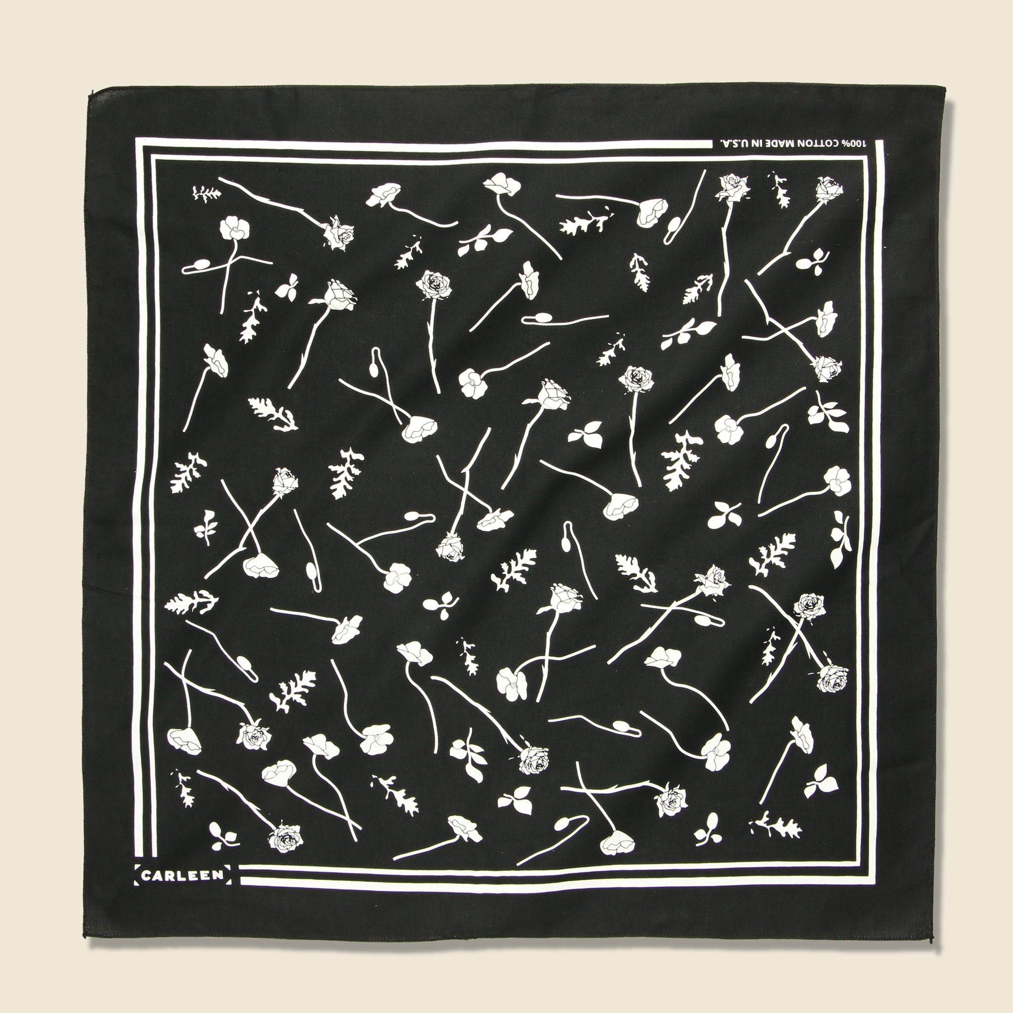 Bicoastal Bandana - Black - Carleen - STAG Provisions - W - Accessories - Scarf