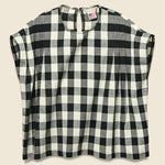 Pleat Shoulder Shell - Buffalo Plaid - Carleen - STAG Provisions - W - Tops - S/S Woven
