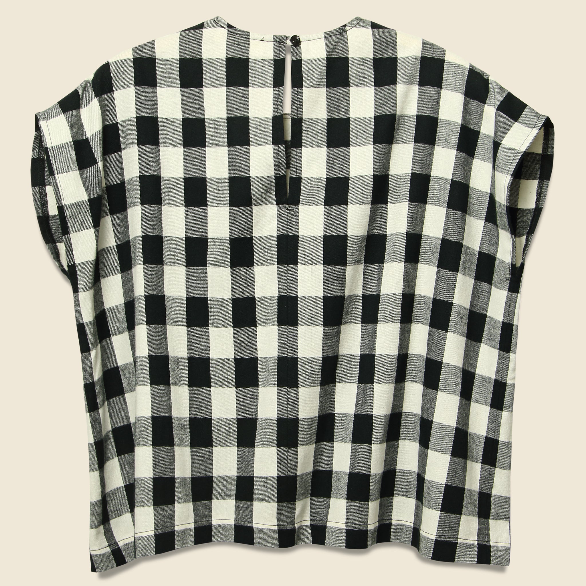Pleat Shoulder Shell - Buffalo Plaid - Carleen - STAG Provisions - W - Tops - S/S Woven